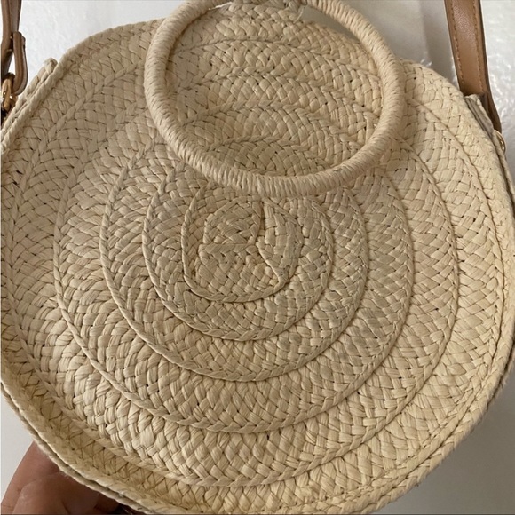 A new day straw circle bag - Picture 3 of 3